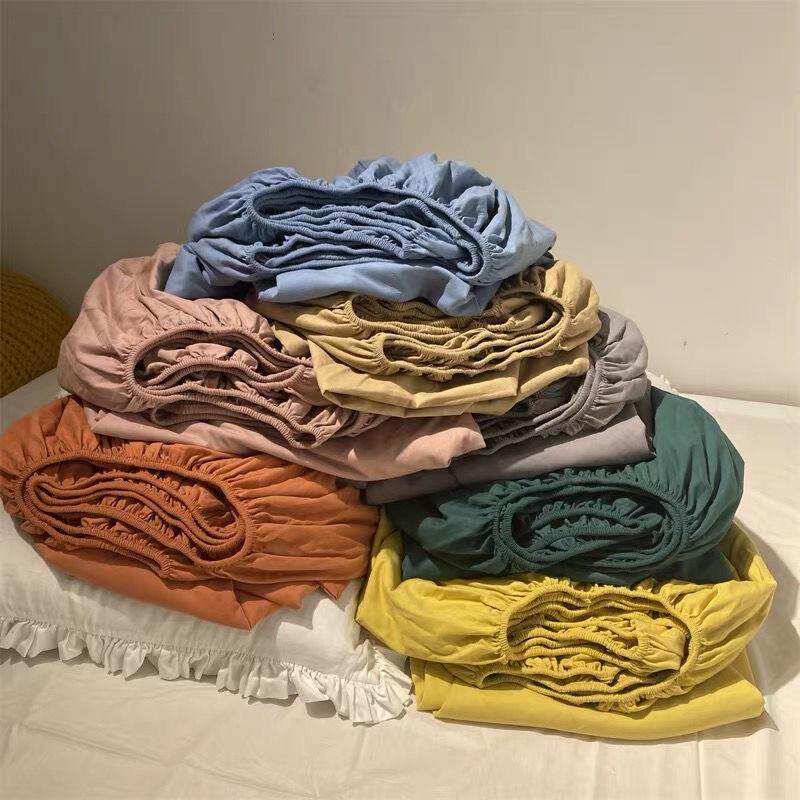 微瑕疵80支纯棉斜纹床笠全棉单件床垫保护套席梦思床套纯色床罩