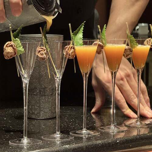 木村鸡尾酒杯小号马天尼杯45ml高脚杯一口杯创意迷你小容量shot杯