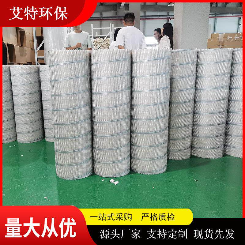 批量生产烟道空气净化滤筒滤材表面积灰少橡胶密封圈