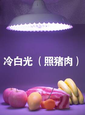 2024新款生鲜灯微红冷鲜肉灯熟食灯市场灯420珠新国标猪肉专用灯