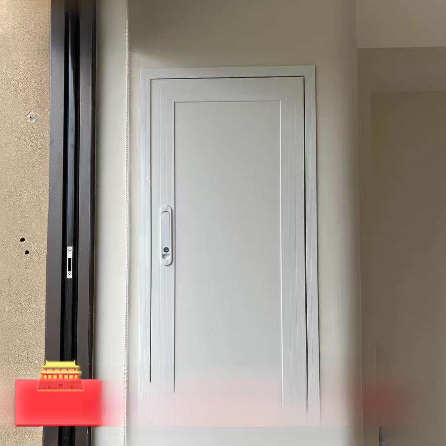 高级隔音空调室外机凸窗阳台管井检查铝合金门位密封门厂直销