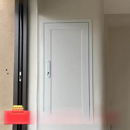 高级隔音空调室外机凸窗阳台管井检查铝合金门位密封门厂直销