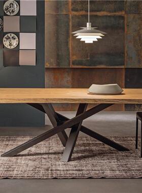 现代简约实木办公桌工桌作异室创意用YP-bgz01设计师电脑家书房形