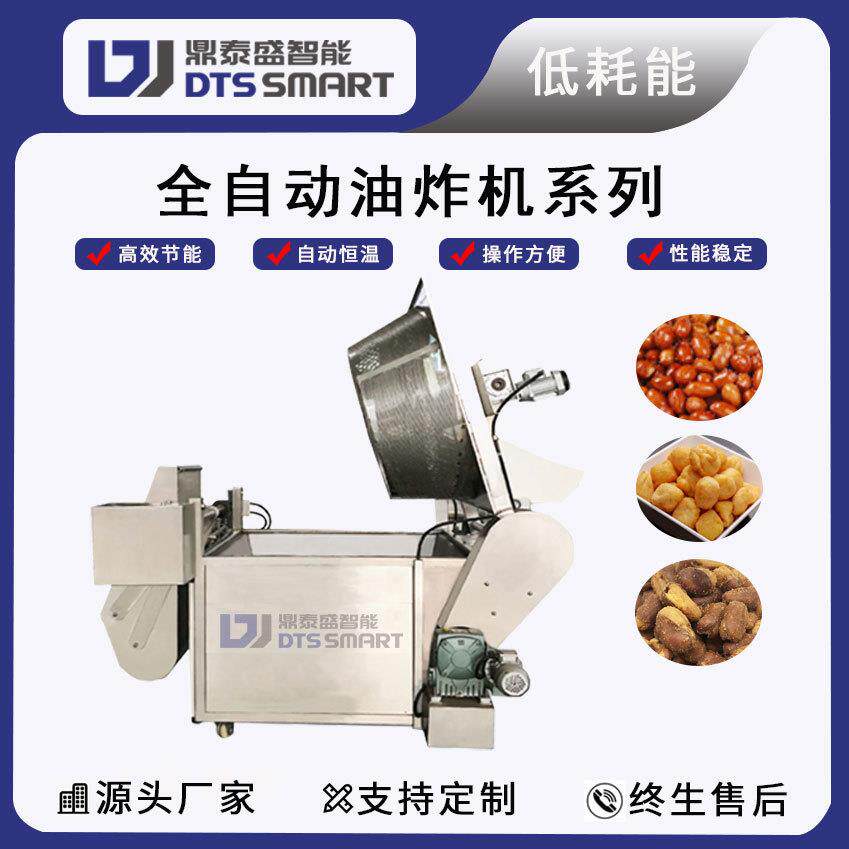 豆泡全自动油炸机鸡肉块肉丸子油炸机油面筋油炸锅油炸设备