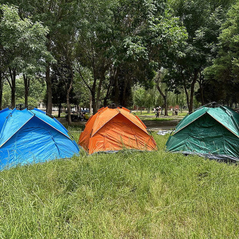 通风全自动帐篷弹簧式速开防雨防晒露营帐篷便携户外沙滩野营帐篷