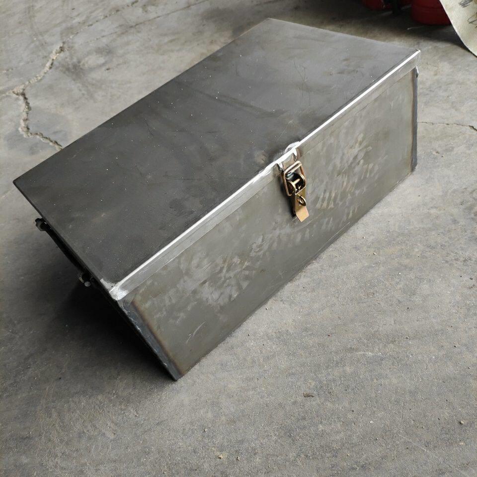 定做有盖工具箱铁盒周转箱汽车工具箱零件盒机修工具箱