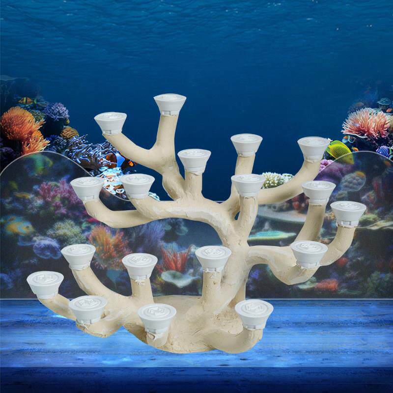 60海水缸造景石海缸活石水族养鱼摆件树景烧制款景观装饰定制