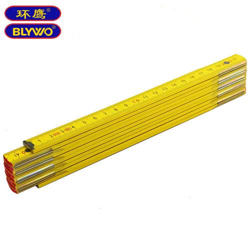 环鹰 木折尺折叠多用尺双面刻度测量尺木尺直尺榉木尺拐尺三角尺