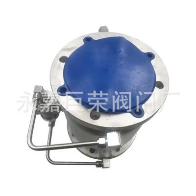 不锈钢低阻力倒流防止器LHS743X-16P 直通式耐腐蚀法兰