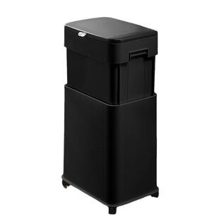厨房专用垃圾桶家用2024新款带轮可移动大容量滑盖升降高款厨余桶