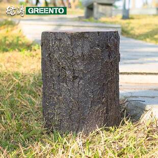 木桩灯玻璃钢树脂树桩可发光仿真木纹色树桩灯光小品户外防水