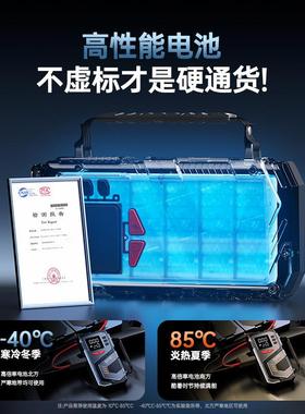 无车载充线泵打气泵强WLU启应急启动电源体机一打火搭电宝胎压监