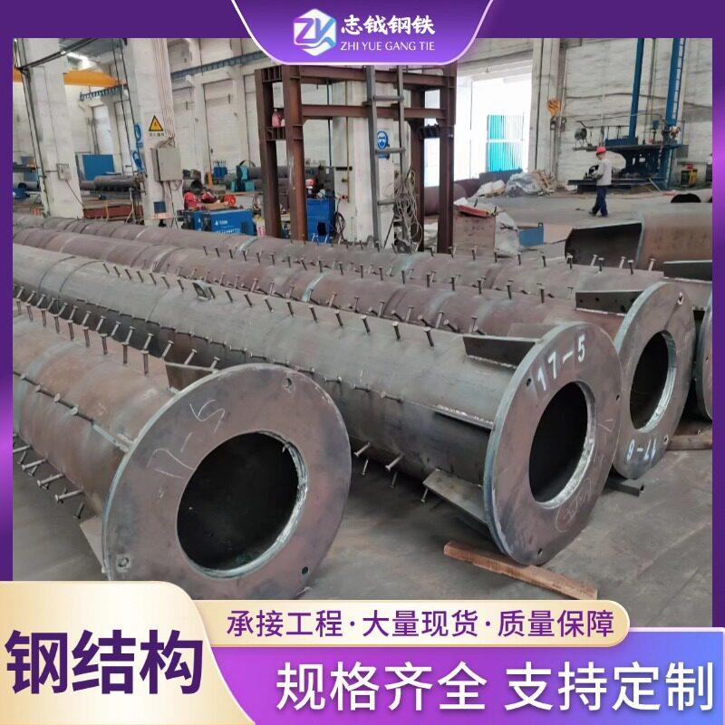 钢柱钢支撑桥梁钢管支撑地铁综合管廊桥梁支护建筑工程可调节钢支