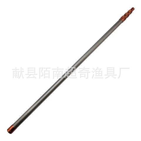 大物碳素抄网竿超轻硬 伸缩多功能专用金属定位抄网杆割草打窝竿