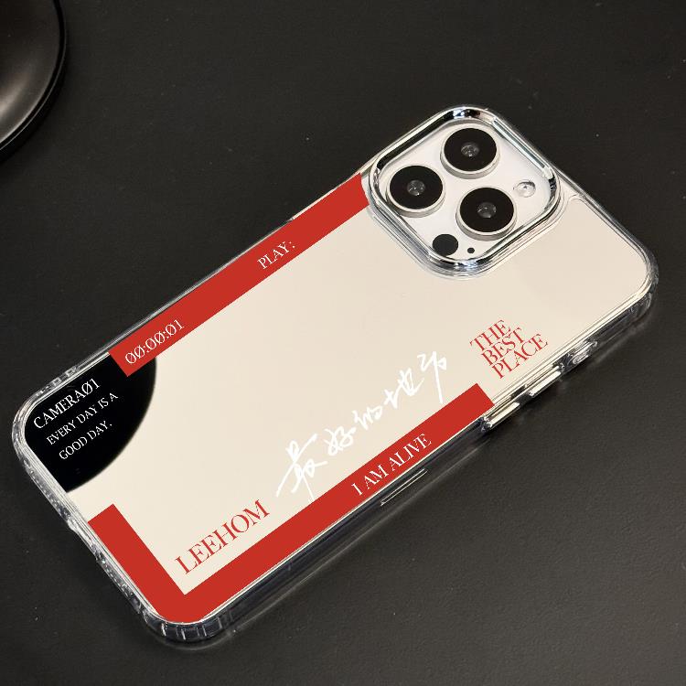 原创王力宏演唱会周边手机壳应援周边镜面壳适用iphone16pro小米15华为mate60P70vivoX200