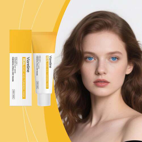 VIARELINE Turmeric Peel-Off Mask - Gently hydrates and nouri