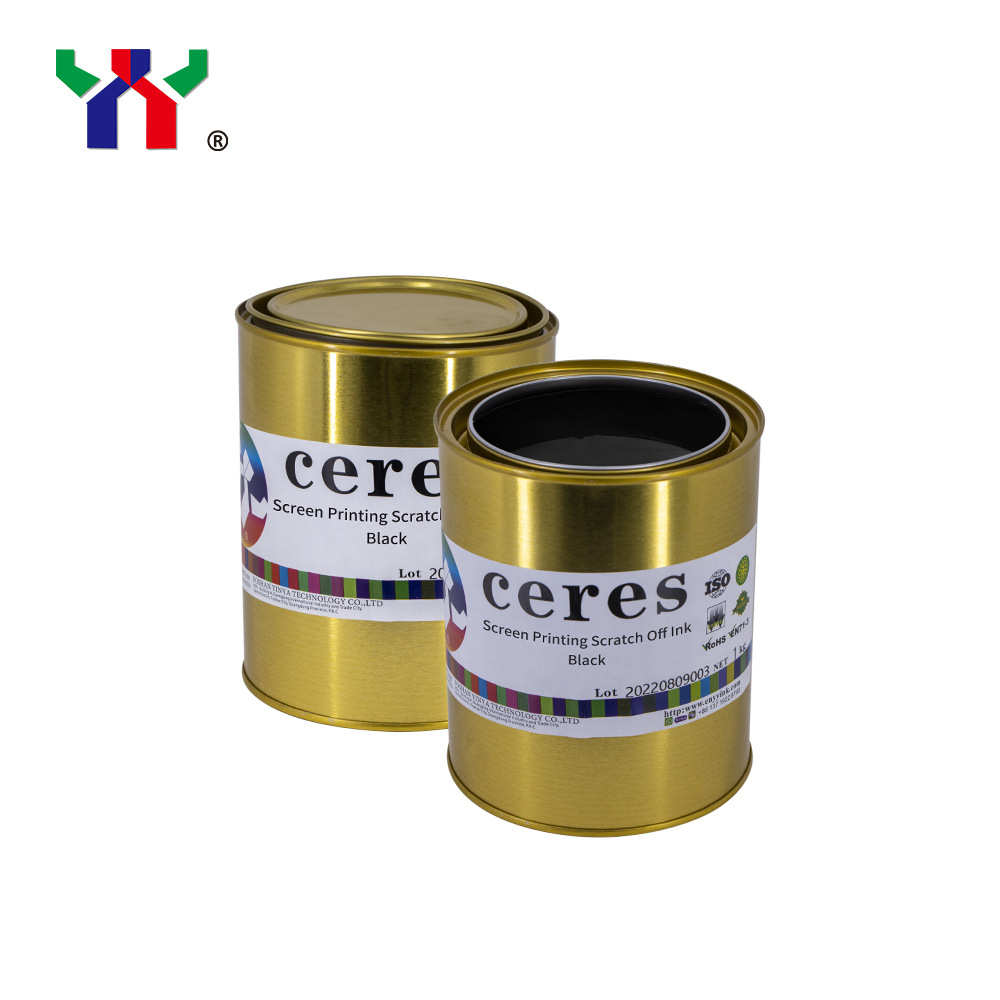 Ceres赛瑞斯刮刮卡油墨银色丝印起卷易刮落保密区不透光高遮盖