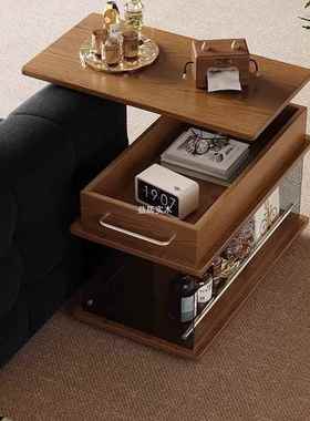 升降折茶几移轻奢实木客厅家用小叠户61887型台茶台桌现代阳简约