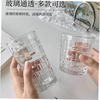 Transparent drinking glass heat-resistant water cup tea cup