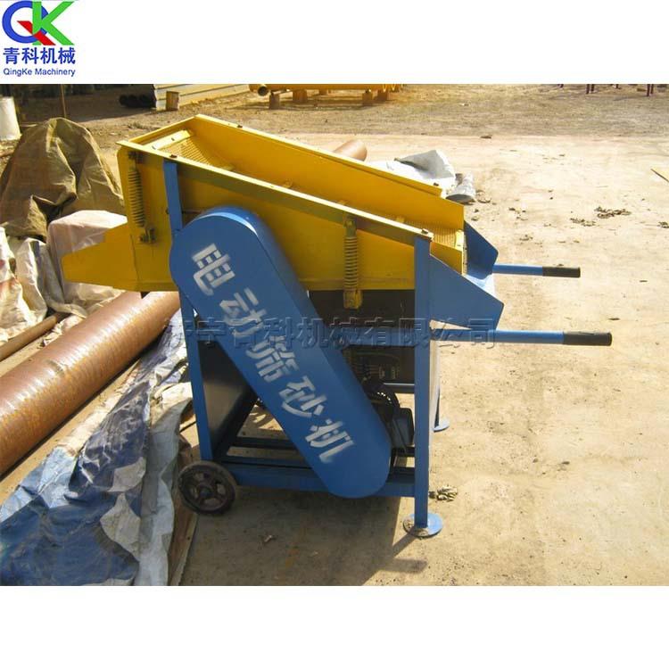 小型电动筛砂机建筑工地砂石分选机煤炭铸造砂过滤筛选机
