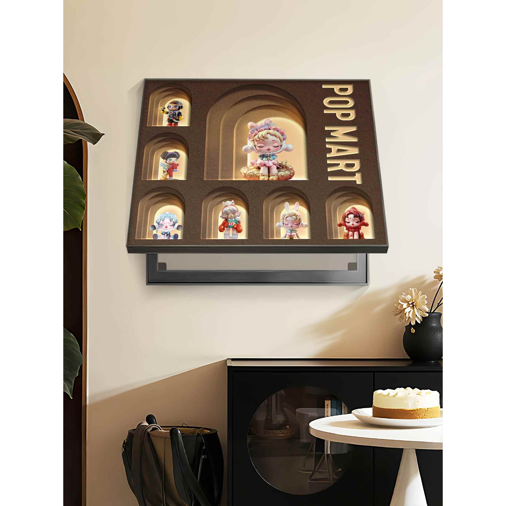 2025新款电表箱装饰画免打孔配电箱电闸盒多媒体总开关遮挡挂画