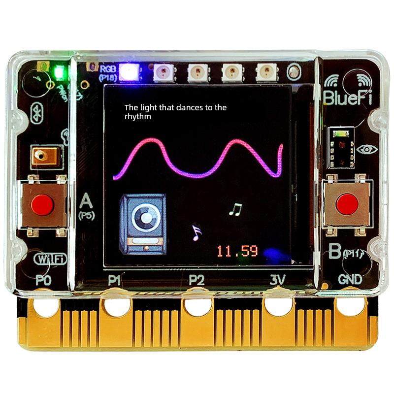 esp32 双处理器单板机Bluefi兼容microbit python编程套件 开发板