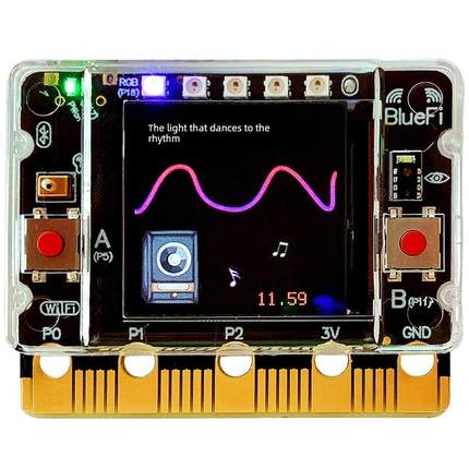 esp32 双处理器单板机Bluefi兼容microbit python编程套件 开发板