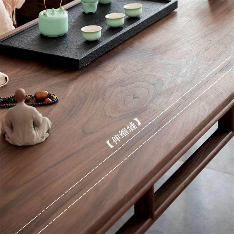 组茶现代简约干泡桌实木茶台家用椅UZZ茶室家具新中式茶桌合收纳