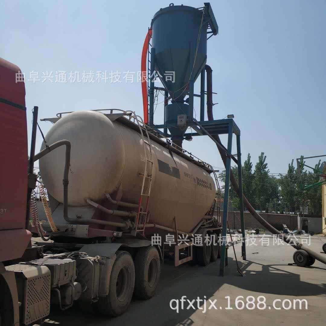 子自吸式送化肥颗装袋吸粮机粉煤灰移库装车UWK粒输机苞米装车输