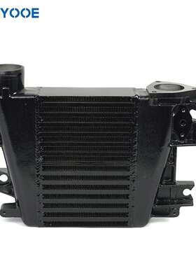 汽车中冷器板式铝制散热器 Patrol Y61 ZD30 3.0 TD 97-07 黑色