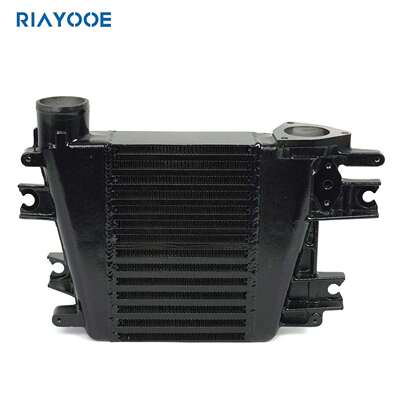 汽车中冷器板式铝制散热器 Patrol Y61 ZD30 3.0 TD 97-07 黑色