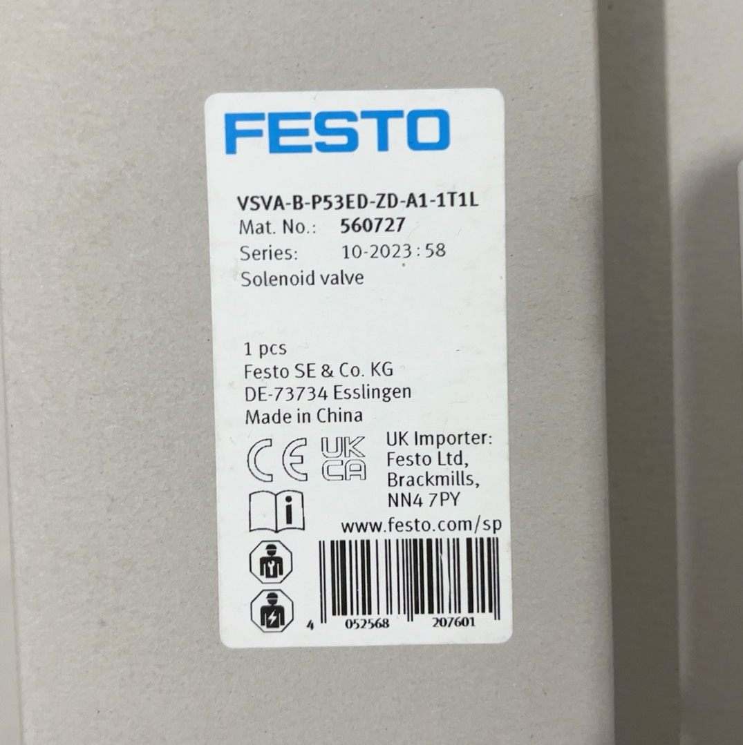 全新费斯托FESTO  货号：560727