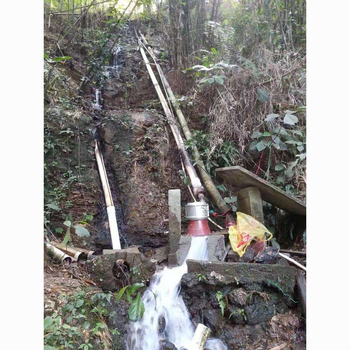 600W-3000W斜击式水力发电机 大功率高水头水轮机家用永磁无刷