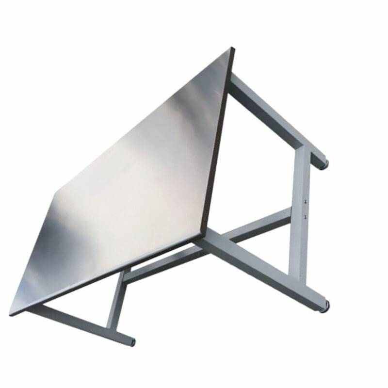 企桥置物桌不锈钢桌面方管架120*120*75cm