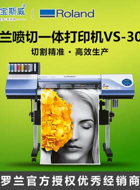 喷画打印机vs-300i团队服球衣帽子球服烫画热转印罗兰喷切一体机