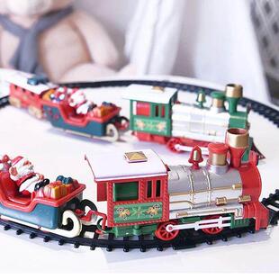 Decoration Christmas Trai Tree Toys Train Electric