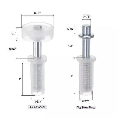 1 SET (2pcs/set ) Bifold Door Hardware Kit Cabinet Closet
