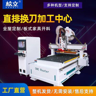 拉米诺加工中心隐形件开料机板式家具全自动数控开料机数控雕刻机