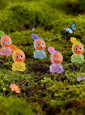 马年新春节装饰品热销爆款宝莉马树脂萌粒摆件潮玩桌面装饰摆件