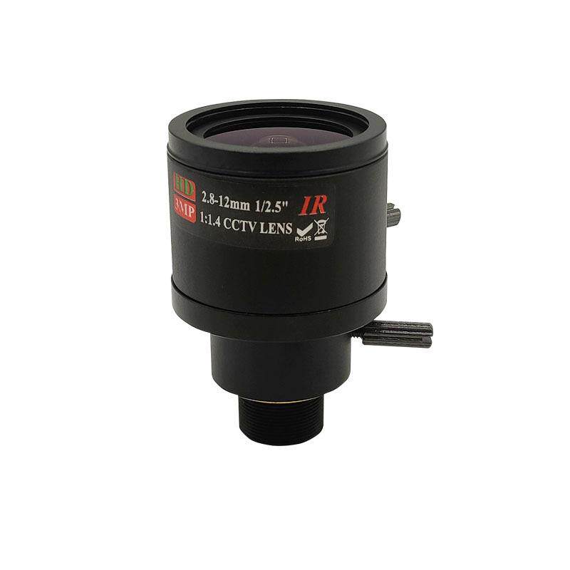 手动变焦镜头2.8-12mm工监控器材配件