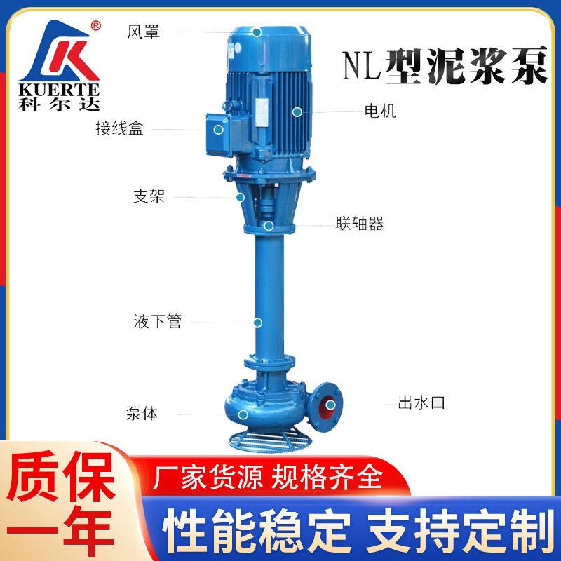 泥浆泵现货供应河道流动污泥泵鱼池氧泵NL型立式长轴液下泥浆泵