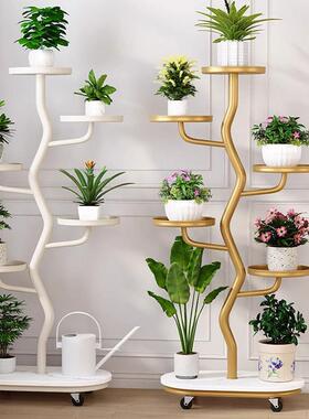 多层落地花架盆铁栽摆放架客厅阳台多层艺物全球TJZ热销花架置架