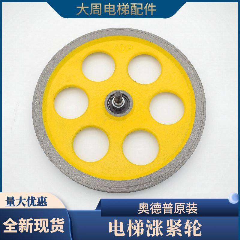 电梯涨紧轮奥德普涨紧装置限速器涨紧轮250mm240轴承6201电梯配件