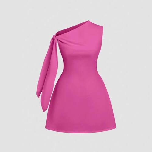 Summer One-Shoulder Sexy Slim Fit Womens Casual Dress