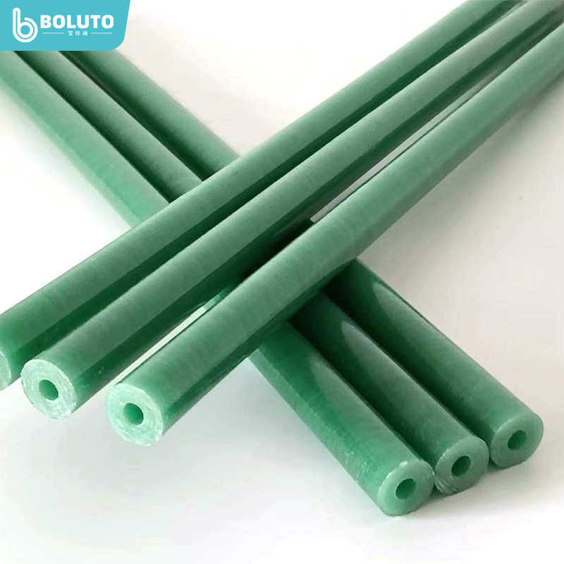 环氧玻璃丝缠绕管布管绿色玻璃丝管环氧玻璃丝管玻纤管