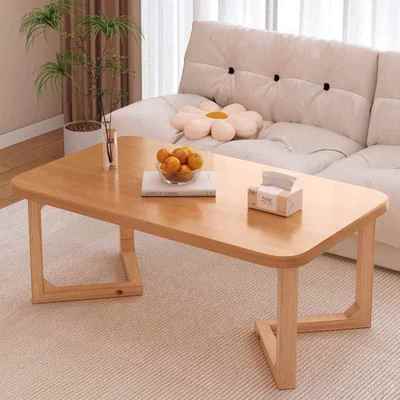茶几客厅家用小户型实木腿简易茶桌新款高端办公室桌子