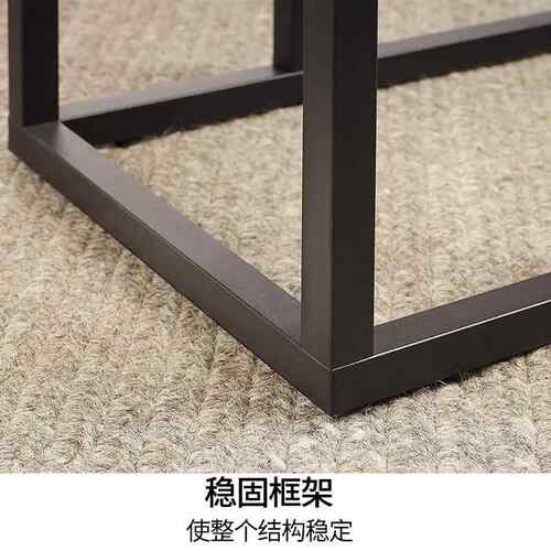 铁艺卧沙动发QWY边几家用边移床桌C型夹缝桌室床头侧边电脑桌做旧