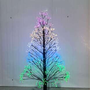 新年LED铜线树灯仿真酒店商场场景布置婚期乔迁新居氛围装饰彩灯