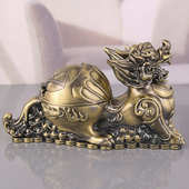 貔貅烟灰缸金属创意潮流家用客厅防飞灰办公室密封带盖复古烟缸