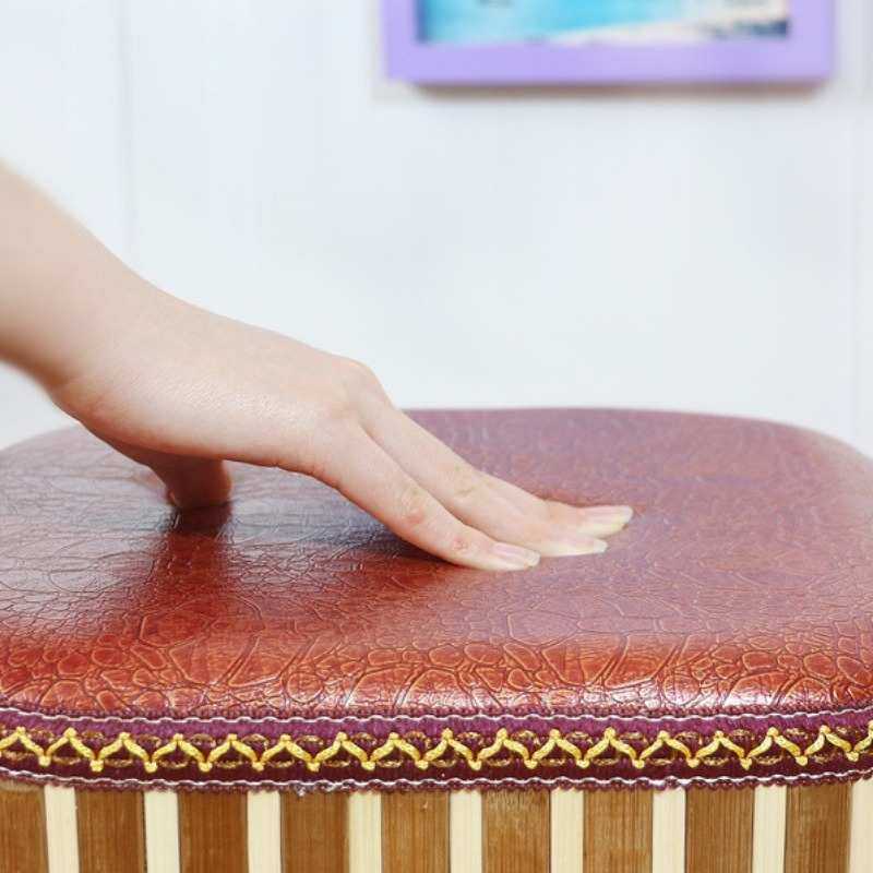 田园约竹编坐墩矮凳榻榻米瑜伽坐垫禅修垫打坐垫墩子